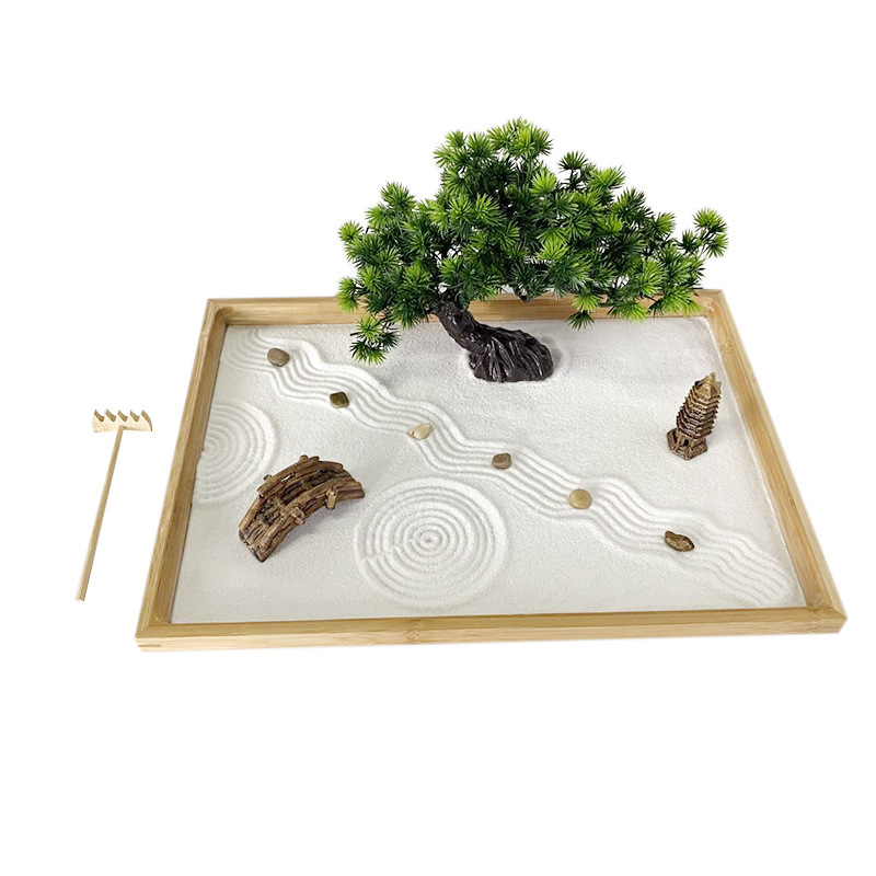 Japoński ogród Zen na biurko z – Bonsai Zen Garden Kit recenzja i cena